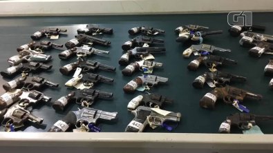 Ladrões invadem empresa em Cuiabá e roubam 21 armas de cofre