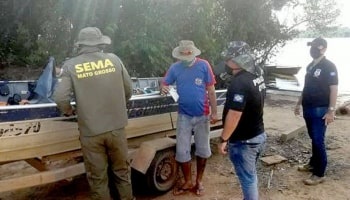  Pescadores e garimpeiros são surpreendidos com operação da Sema nos rios Paranaíta e Teles Pires 