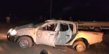  PARANAÍTA: Capotamento de caminhonete com índios caiabis quase termina em tragédia 